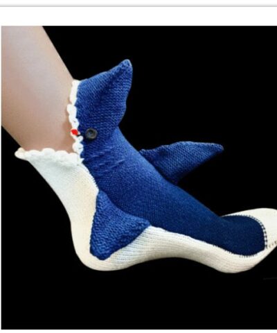 Shark Socks | Shark Bite Slipper Socks - Image 3