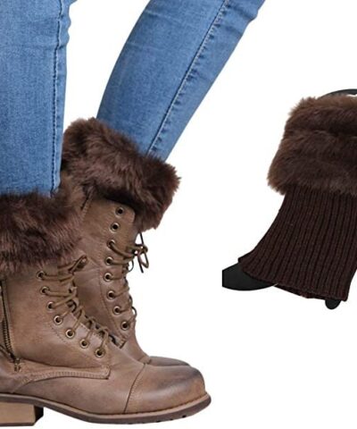 Fur Socks-Coffee-One size