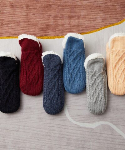 Winter Woolen Socks Women Thicken Warm Home Bedroom Socks Slippers Men Non-slip Foot Warmer Snow Socks - Image 6