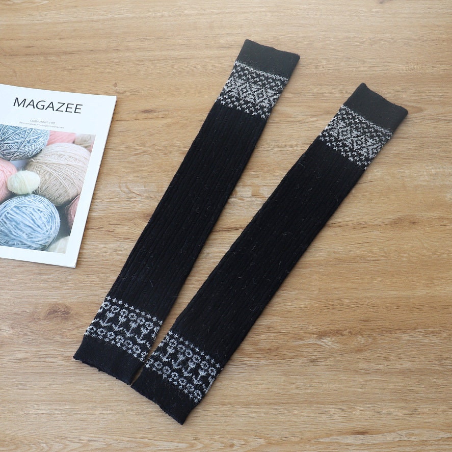 Thigh High Wool Stockings - Image 6