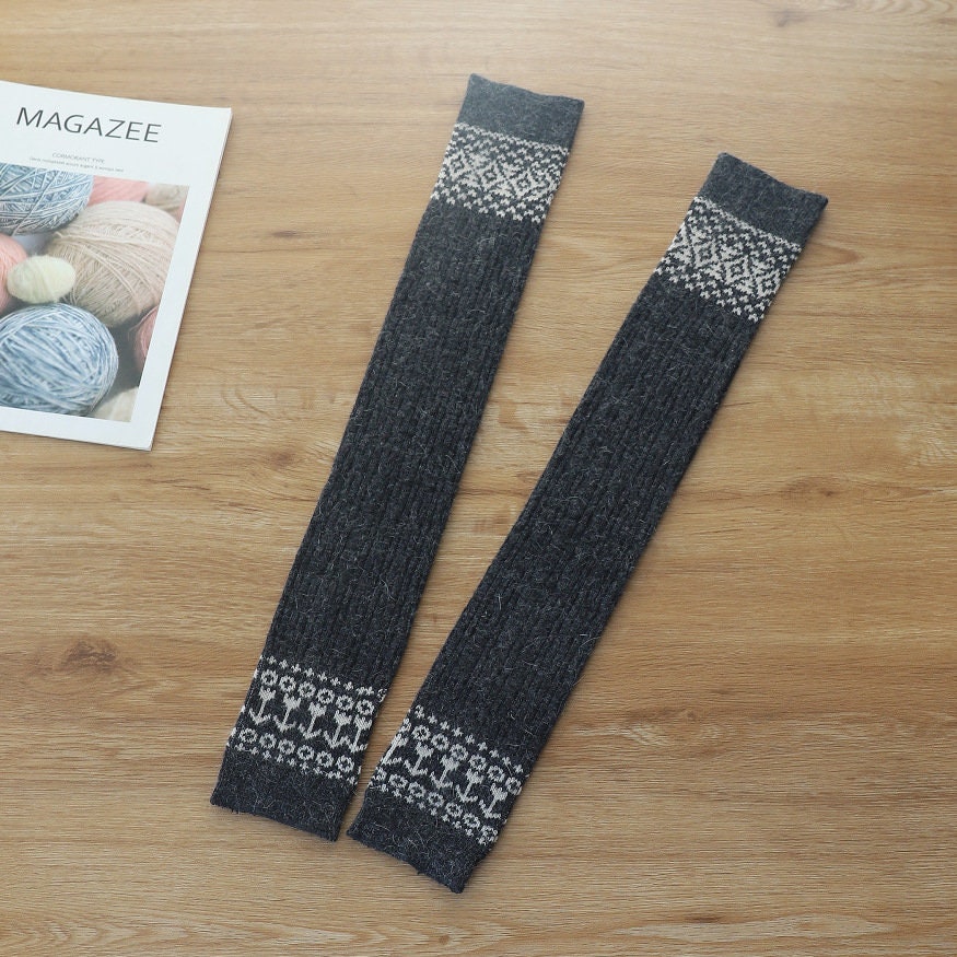 Thigh High Wool Stockings - Image 4