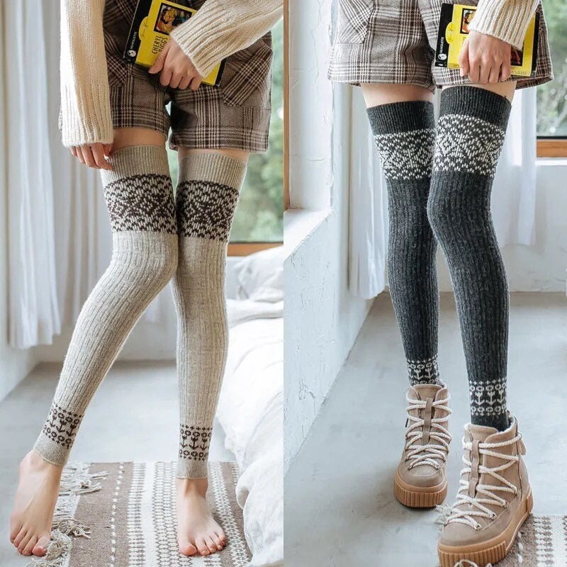 Thigh High Wool Stockings