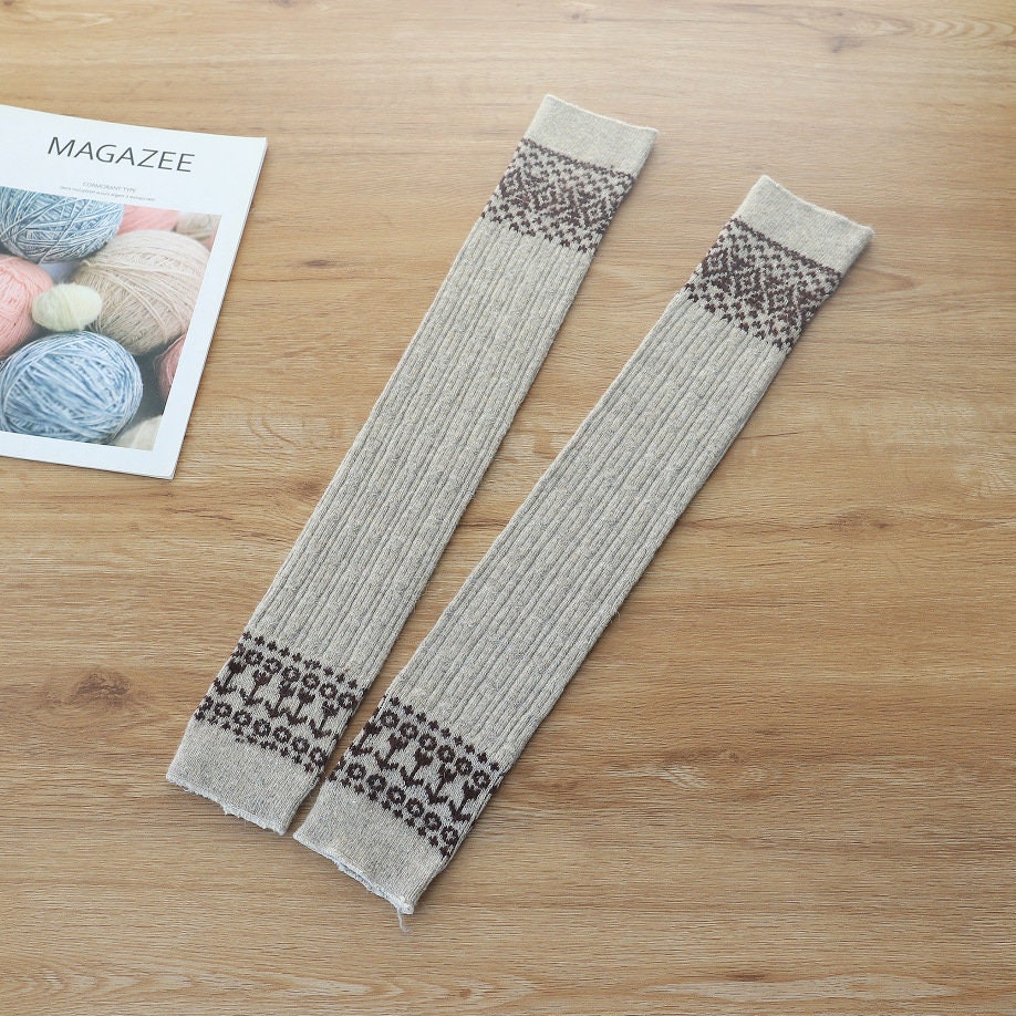 Thigh High Wool Stockings - Image 5