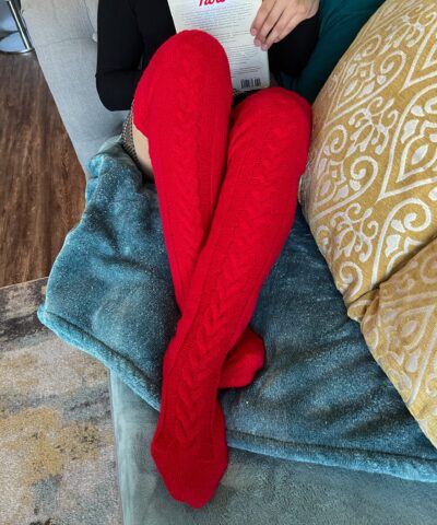 Over the knee Socks • Long Tube Knitted Winter Socks - Image 8