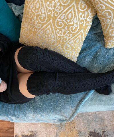 Over the knee Socks • Long Tube Knitted Winter Socks - Image 7