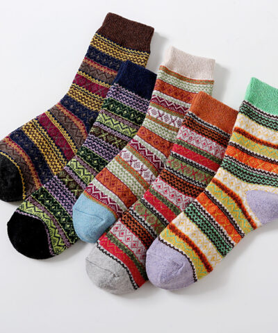 Nordic Socks, Rabbit Wool Winter Socks for Women - Image 8
