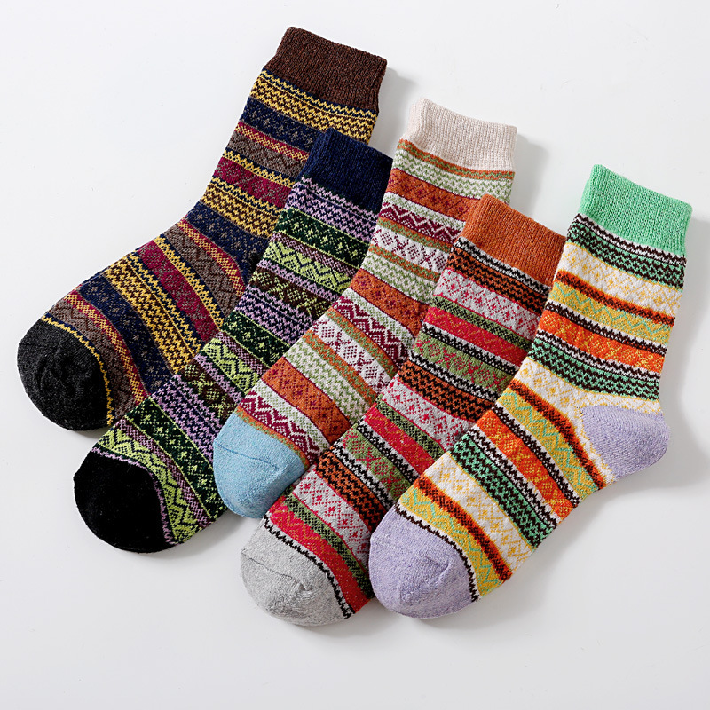Nordic Socks, Rabbit Wool Winter Socks for Women - Image 8
