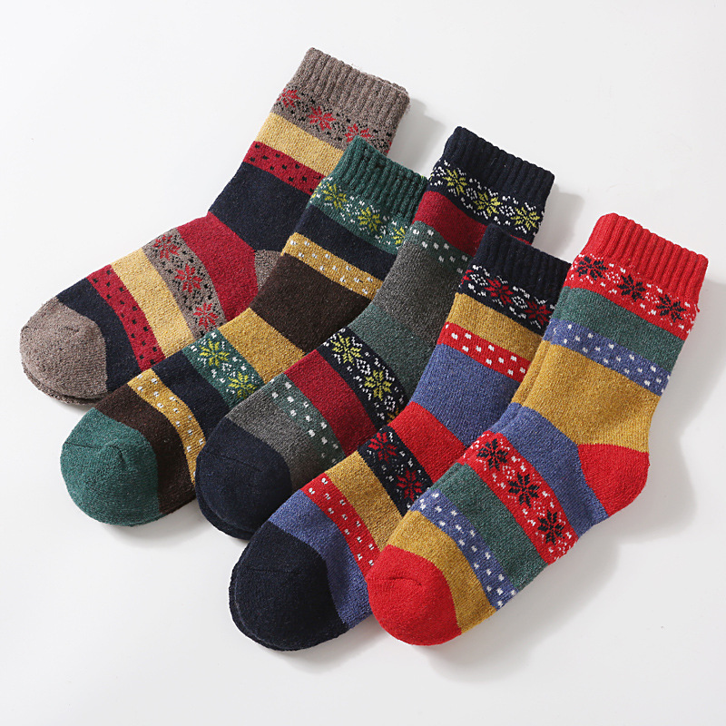 Nordic Socks, Rabbit Wool Winter Socks for Women - Image 9
