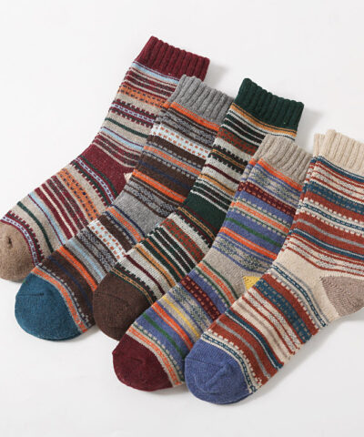 Nordic Socks, Rabbit Wool Winter Socks for Women - Image 6