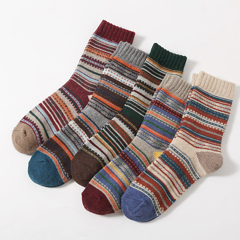 Nordic Socks, Rabbit Wool Winter Socks for Women - Image 6