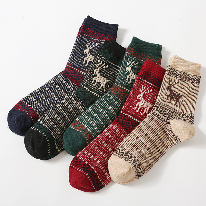 Nordic Socks, Rabbit Wool Winter Socks for Women - Image 5