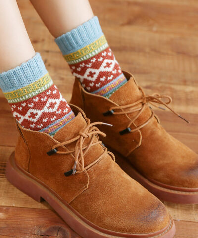 Alternative view of Nordic Socks, Rabbit Wool Winter Socks for Women