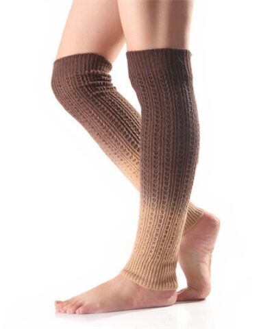 Alternative view of Cashmere Leg Warmers Gradient