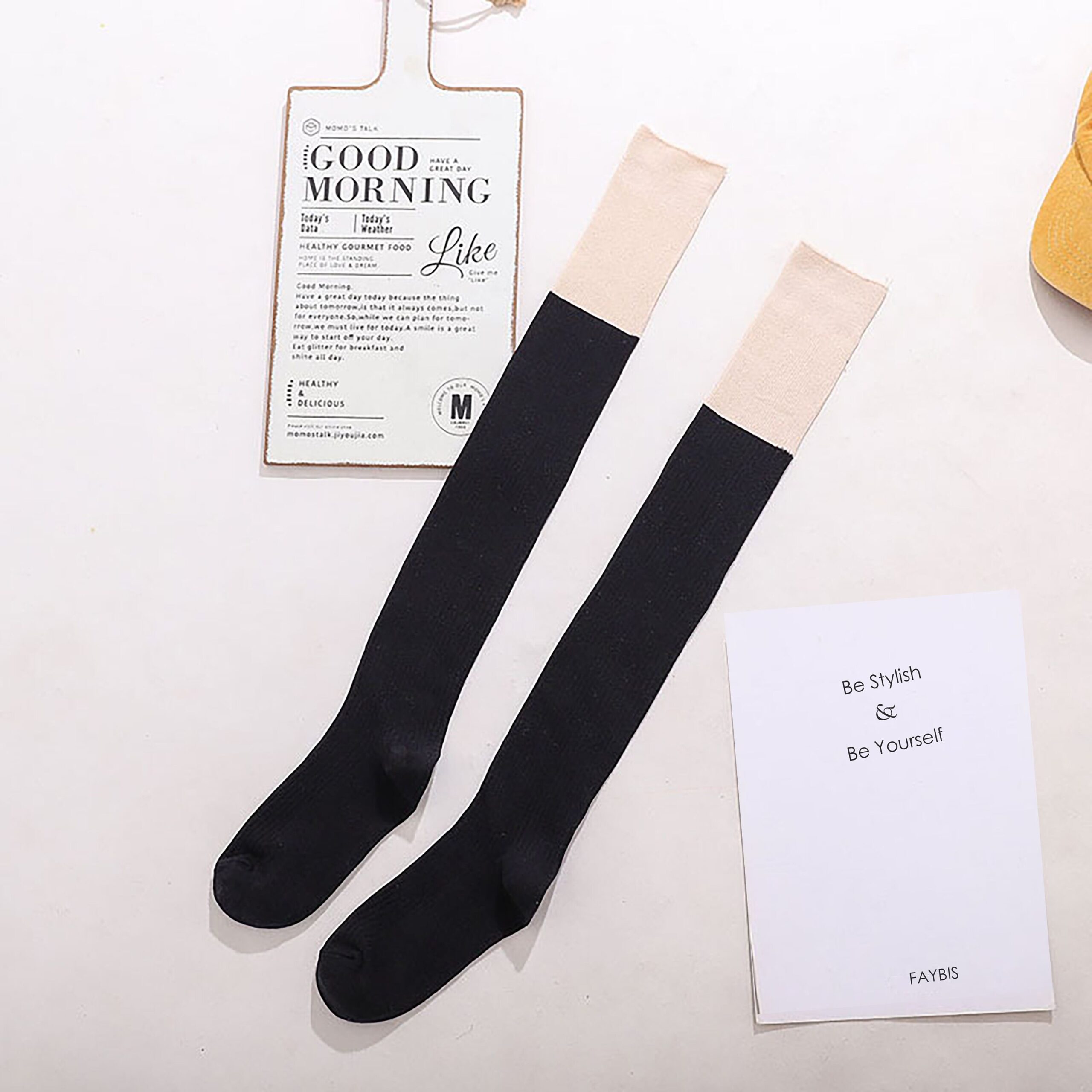 Thigh High Cotton Stockings - Image 3