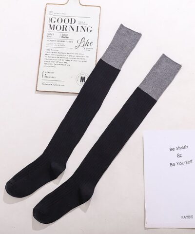 Alternative view of Thigh High Cotton Stockings