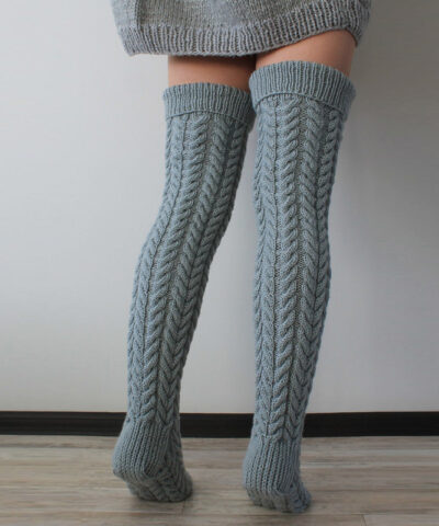Over The Knee Winter Stockings - Image 5