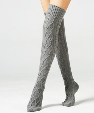 Knitted Over The Knee Leg Warmers