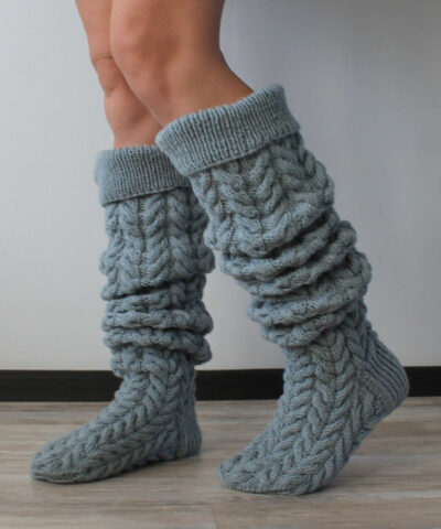 Over The Knee Winter Stockings - Image 4