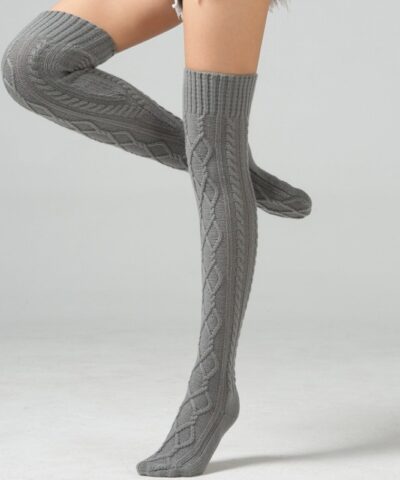 Alternative view of Knitted Over The Knee Leg Warmers