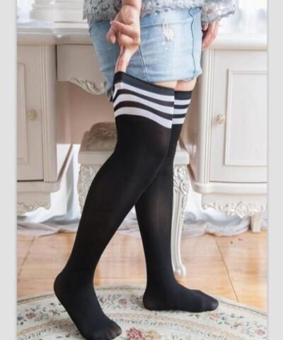 Plus Size Over the knee Stockings by Faybis