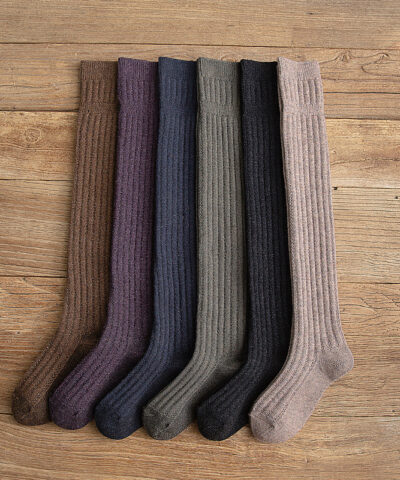 Cotton Thigh High Socks - Image 8