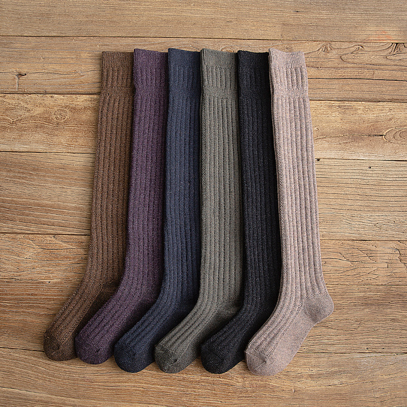 Cotton Thigh High Socks - Image 8