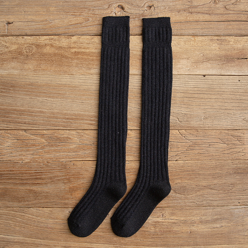 Cotton Thigh High Socks - Image 3
