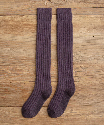 Cotton Thigh High Socks - Image 5