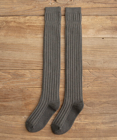 Cotton Thigh High Socks - Image 6