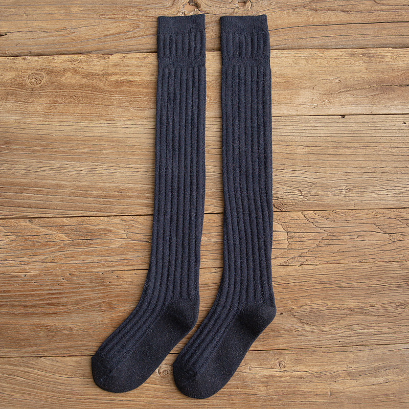 Cotton Thigh High Socks - Image 4