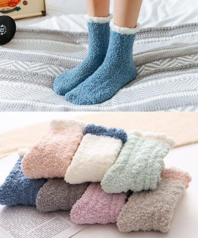 Women Thermal Fluffy Socks Autumn Winter Warm Socks